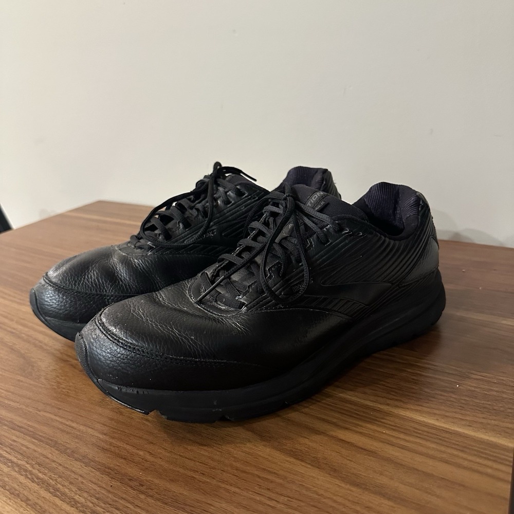 Brooks Addiction Walker 2 Mens Walking Shoes Black Sz 12.5 (4E) EXTRA WIDE Width